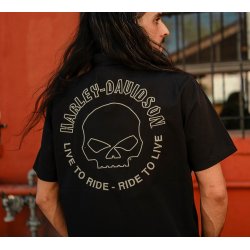 Willie G Dark Custom S/S Mechanics Shirt