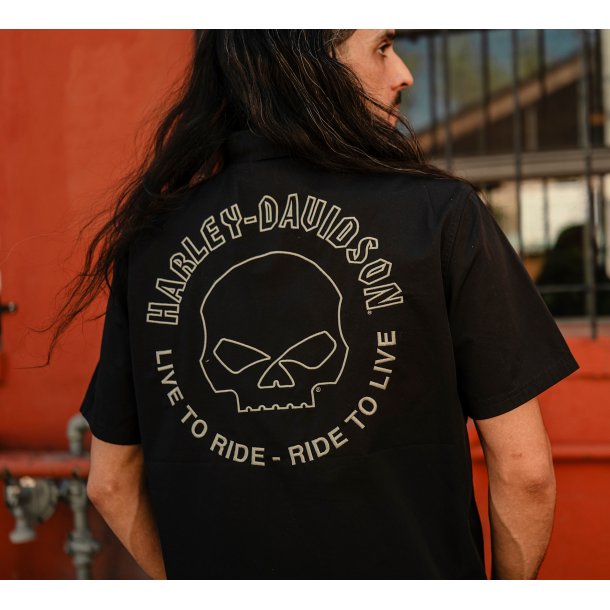 Willie G Dark Custom S/S Mechanics Shirt