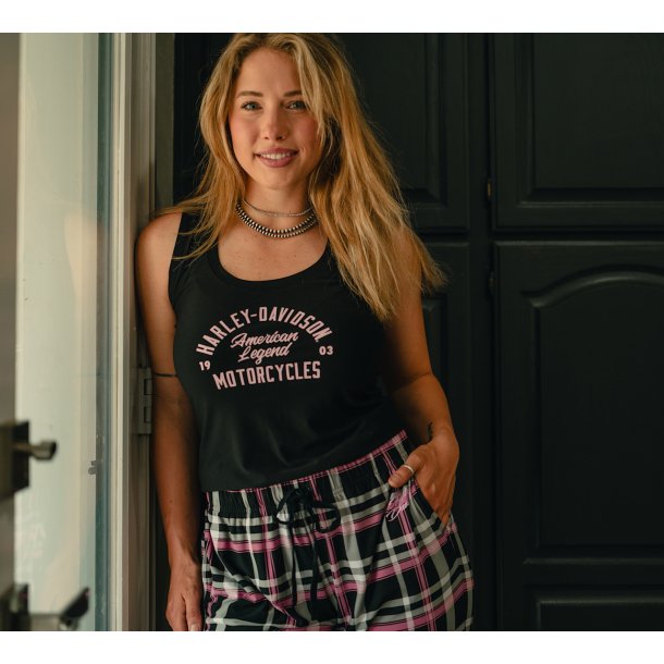 Women's Plaid Pajama Pant Set