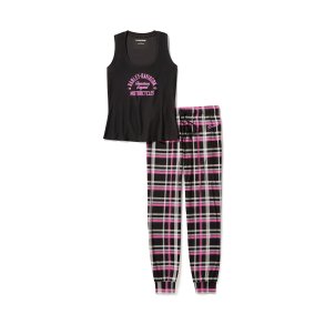 Women's Plaid Pajama Pant Set