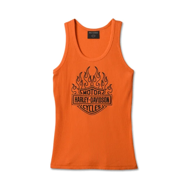 Women's Fuel to Flames Ribbed Tank