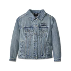 Women's Studded Out Embellished Denim Jacket