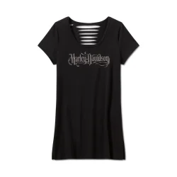 Bling Sabotage Short Sleeve Rip &amp; Repair Tunic