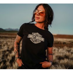 H-D Standard Bar &amp; Shield Tee - Ladies