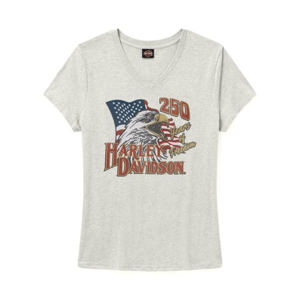 Women's 250th Liberty Eagle V Neck Tee