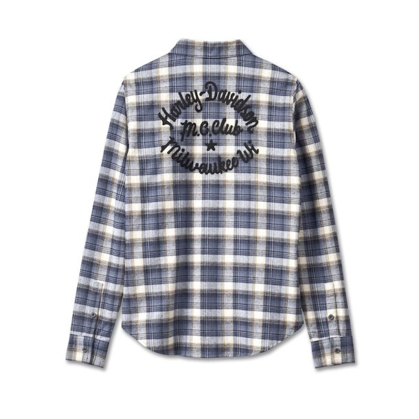  Women's Retro Club Crew Flannel Shirt