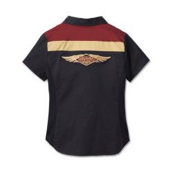 120th Anniversary Elemental Women's  Zip Front Shirt - Colorblocked 