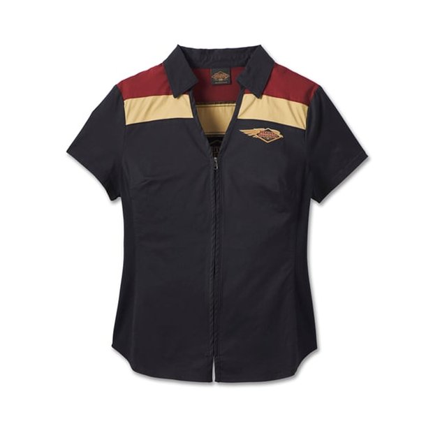 120th Anniversary Elemental Women's  Zip Front Shirt - Colorblocked 