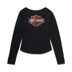 Essential Bling Keyhole Henley 