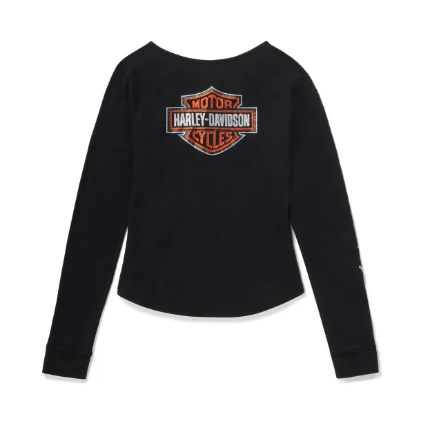 Essential Bling Keyhole Henley 