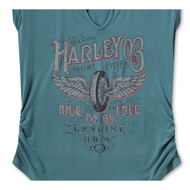Bling Legendary Notch Neck Muscle Tee