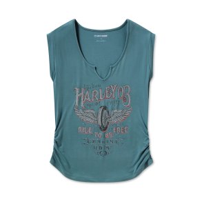 Bling Legendary Notch Neck Muscle Tee