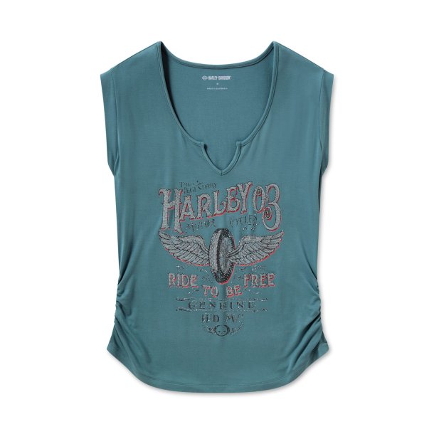 Bling Legendary Notch Neck Muscle Tee