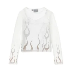 Flames For Days Mesh Top 