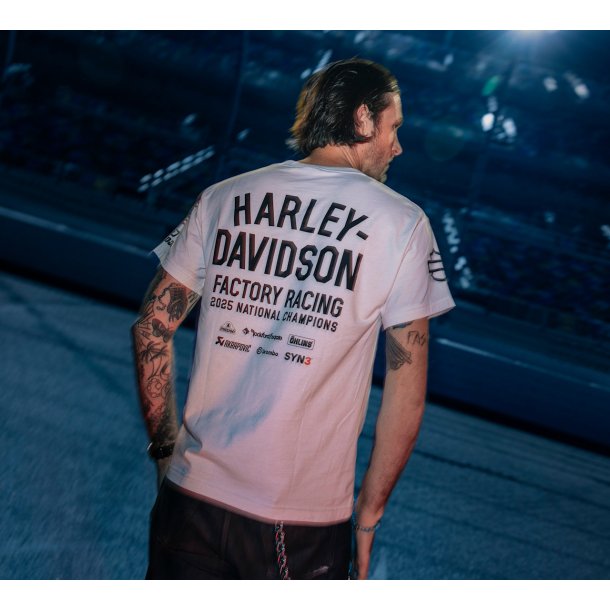 H-D Championship Tee - Bright White