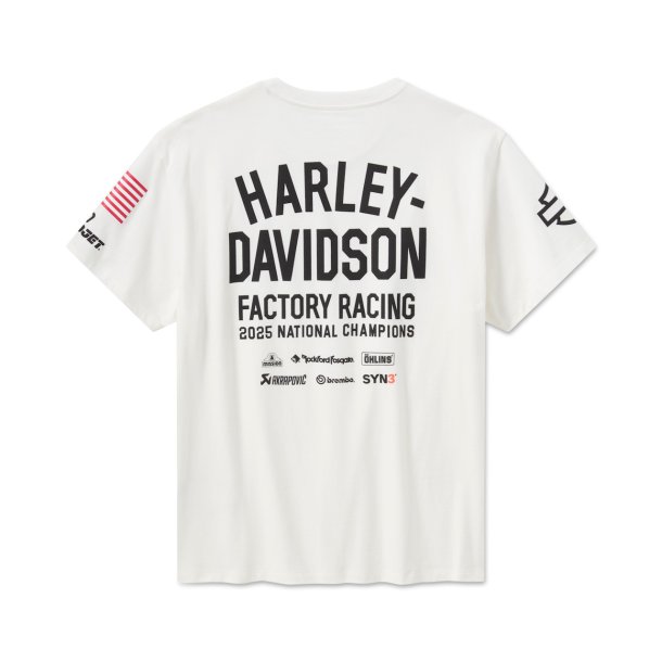 H-D Championship Tee - Bright White