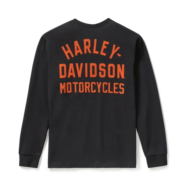 Men's Racer Font Henley