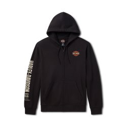 H-D Route 66 Anniversary Full Zip Fleece Hoodie
