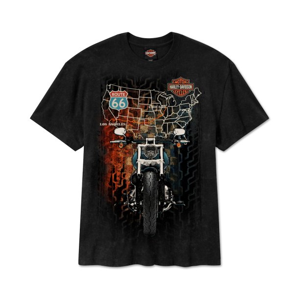 Men's H-D Route 66 Anniversary Short Sleeve Tee