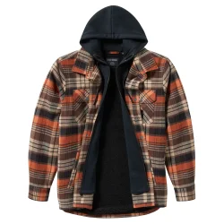 Bar &amp; Shield Hooded Shirt Jacket 