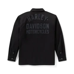 Racer Font Solid Shirt Jacket