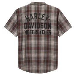 Racer Font Yarn Plaid Shirt