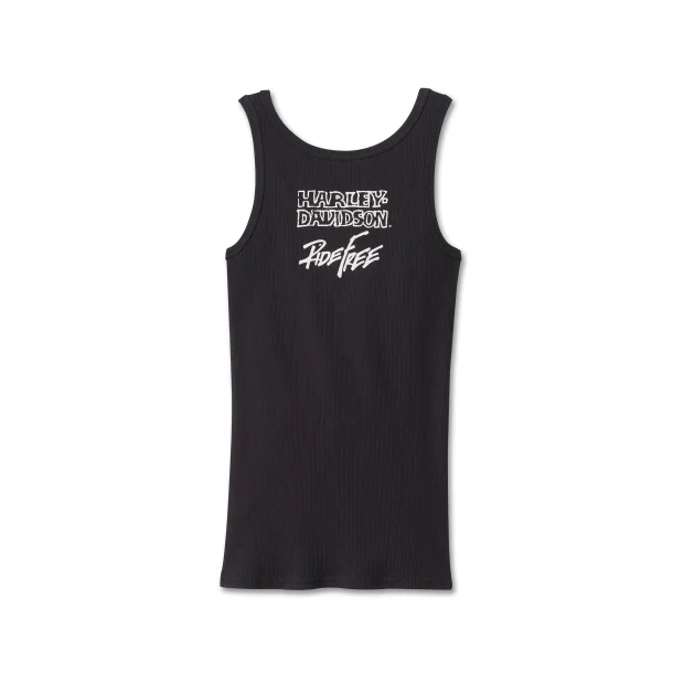 Women's Willie G Winged Wheel Stretch Rib Tank 