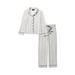 H-D Button Front Pajama Set