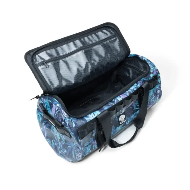 Harley-Davidson x Reyn Spooner Hawaiian Waterproof Duffel Bag - Black/blue