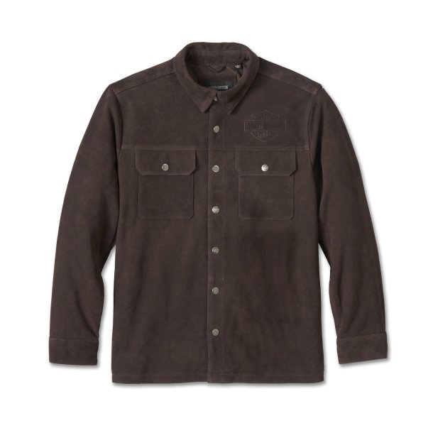  Aviator Suede Overshirt