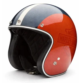 Open Face Helmet Ace C02 ECE black/orange