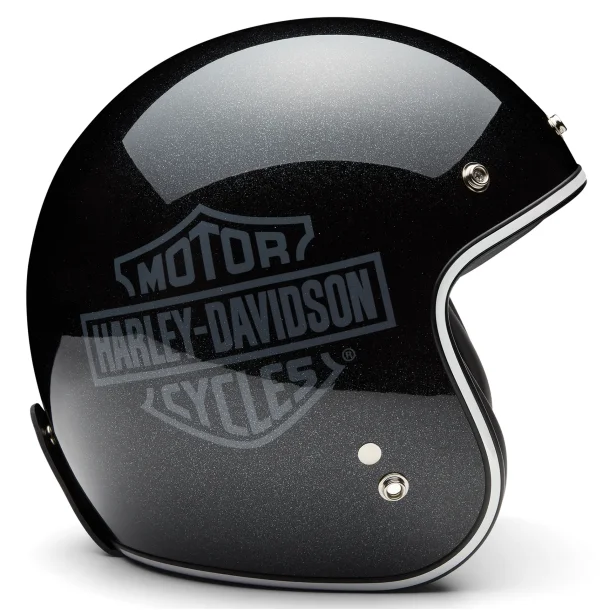 Open Face Helmet Ace C02 ECE black/orange