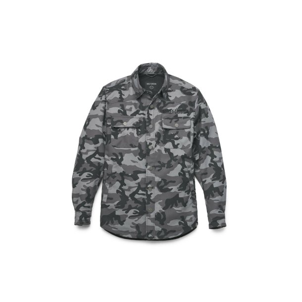   CAMO RIDING SHIRT JACKET CAMO CE APPROVED