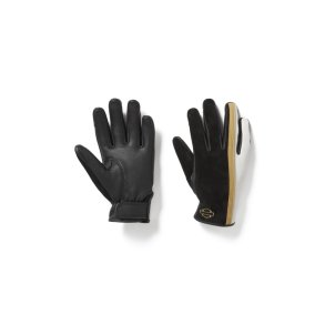  Leather Mixed Media Riding Gloves