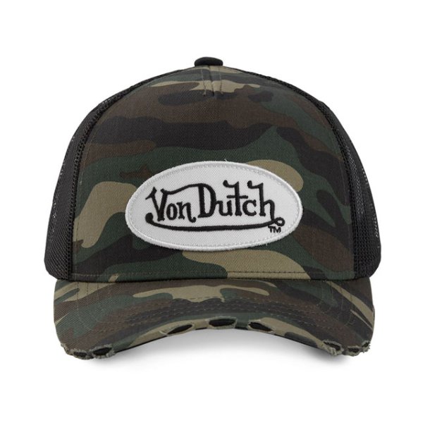 VON DUTCH LOGO CAP CAMOUFLAGE