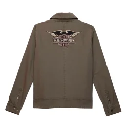 Women's Canvas Jacket - Olive