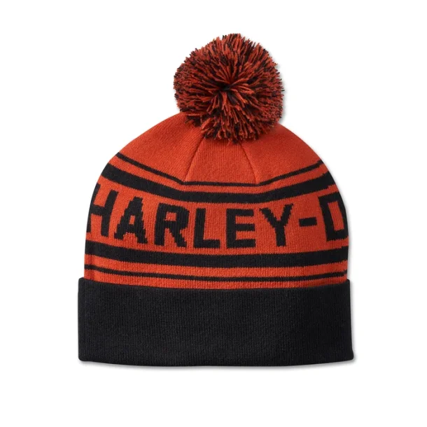 Pom Beanie - Vintage Orange