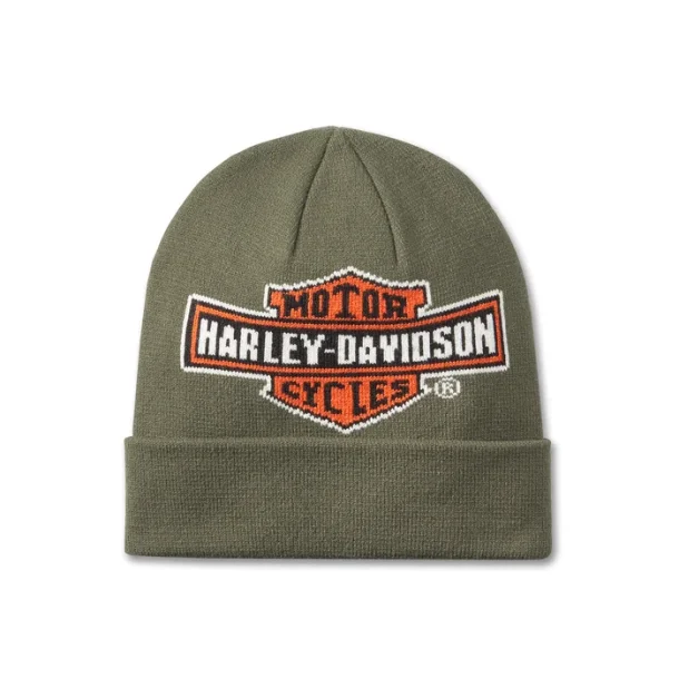 H-D Oil Can Beanie - Grape Leaf