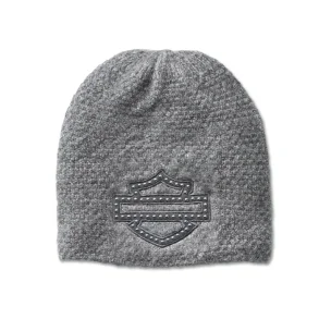 Bar & Shield Beanie - Quiet Shade