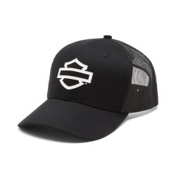 Logo Colorblock Adjustable Trucker Cap