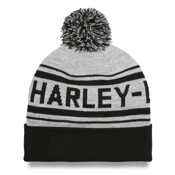 Pom Beanie Light Grey Heather