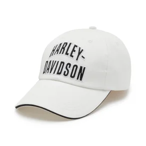 Arched Font Ponytail Cap - Cloud Dancer