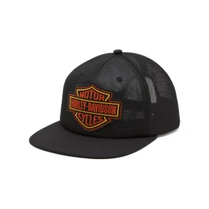 Bar & Shield Switchback Mesh Crown Trucker Cap
