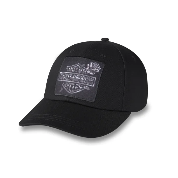 Illuminate Bar &amp; Shield Ponytail Cap - Harley Black