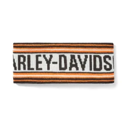 Women's Bar Font Reversible Earwarmer