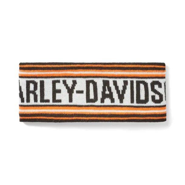 Women's Bar Font Reversible Earwarmer