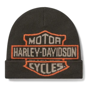 Oversized B&S Beanie - Black