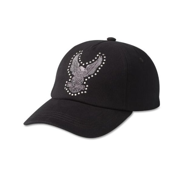 Embellished Eagle Baseball Cap - Ladies