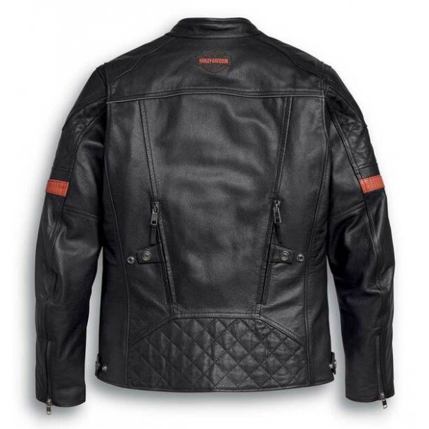 Men's Vanocker Waterproof Triple Vent Leather Jacket