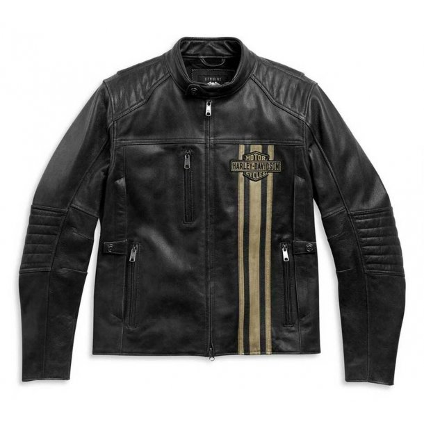 Men's H-D Triple Vent Passing Link II Leather Jacket